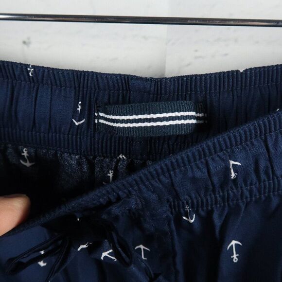 NAUTICA SLEEPWEAR MARITIME BLUE ANCHOR PRINT SLEEP SHORT SIZE MEDIUM NWT - Picture 9 of 11
